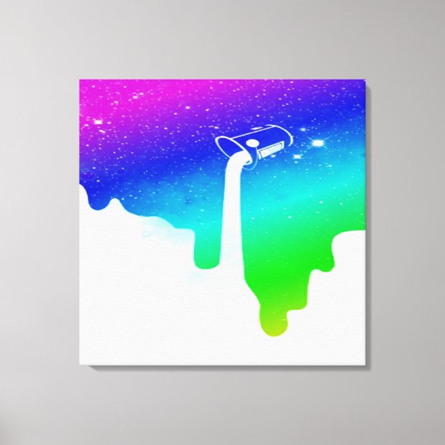 Pour Up Stretched Canvas Print (Front)