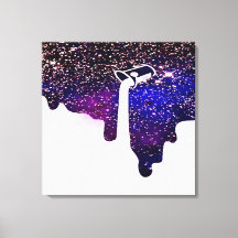 Pour Up Stretched Canvas Print