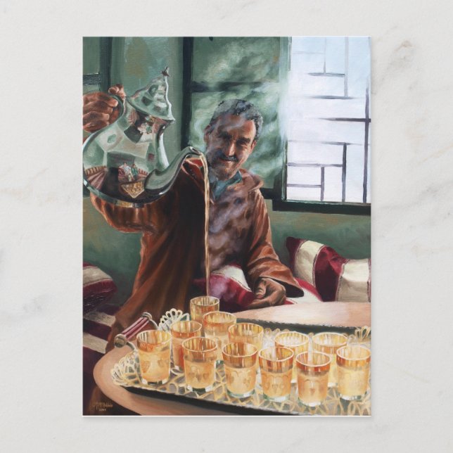 Poured Out - postcard (Front)