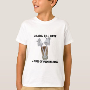 Pouring Love: A Glass of Valentine Peace T-Shirt