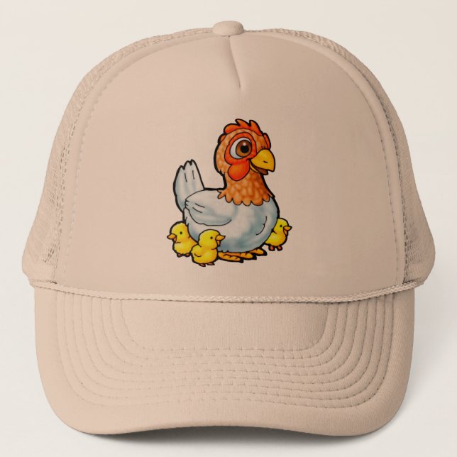 pous trucker hat (Front)