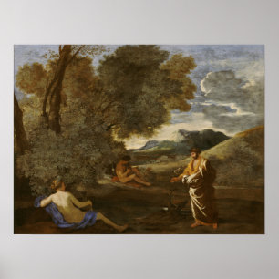 Poussin - Numa The Nymph Poster