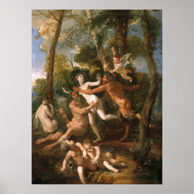 Poussin - Pan And Syrinx Poster (Front)