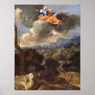 Poussin - Saint Rita Of Cascia Poster