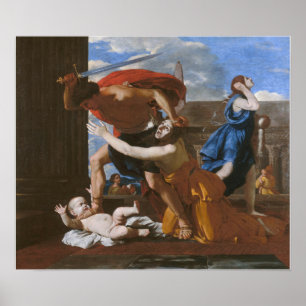 Poussin - The Massacre Of Innocents Poster