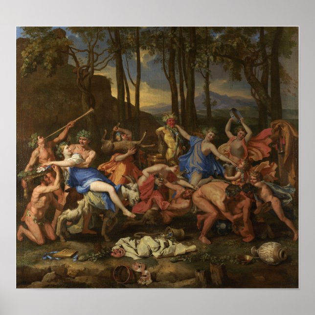 Poussin - The Triumph Of Pan Poster (Front)