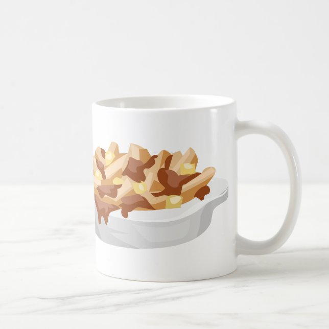 poutine coffee mug (Right)