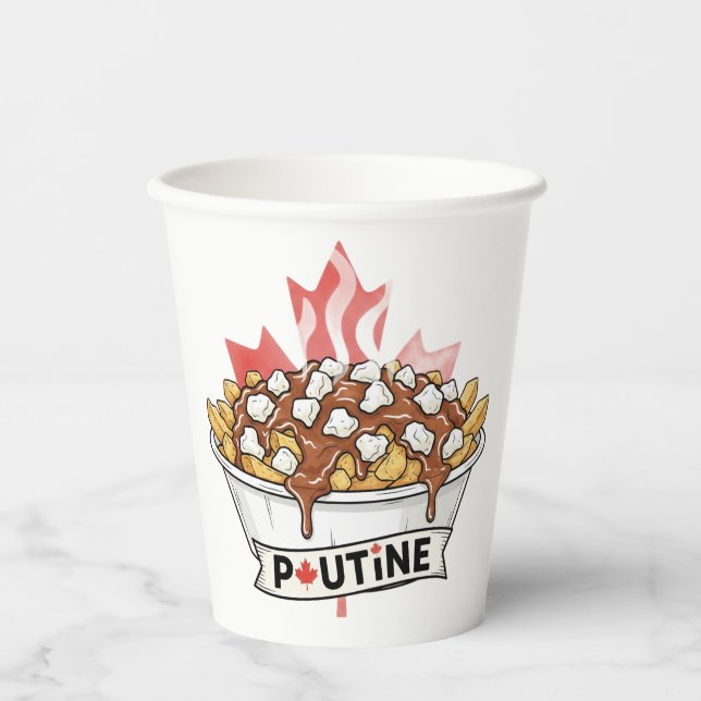 Poutine Paper Cups (Front)