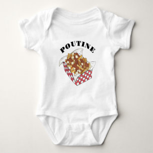 Poutine Quebec Canada Canadian Food French Fries Baby Bodysuit