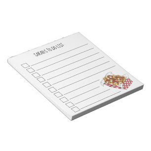 Poutine Quebec Canada Canadian Food French Fries Notepad