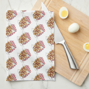 Poutine Quebec Canada Canadian Food French Fries  Tea Towel