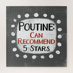 Poutine Review 5 Stars Jigsaw Puzzle