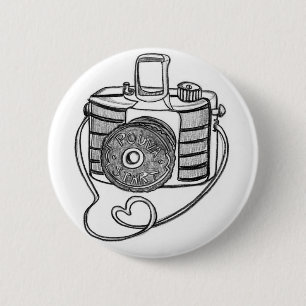 POUVA LOVE BY VOL25 6 CM ROUND BADGE