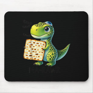 Pover Maror Ma-roar Dinosaur Funny Pesach Toddler  Mouse Mat