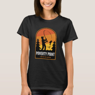 Poverty Point Louisiana Fishing T-Shirt