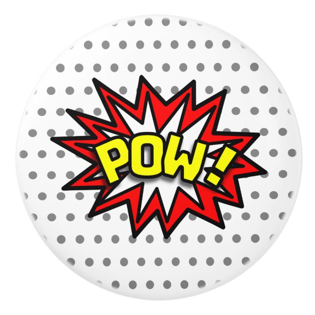 POW! CERAMIC KNOB (Front)