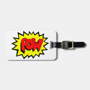 POW - Comic Book Pop Art Luggage Tag