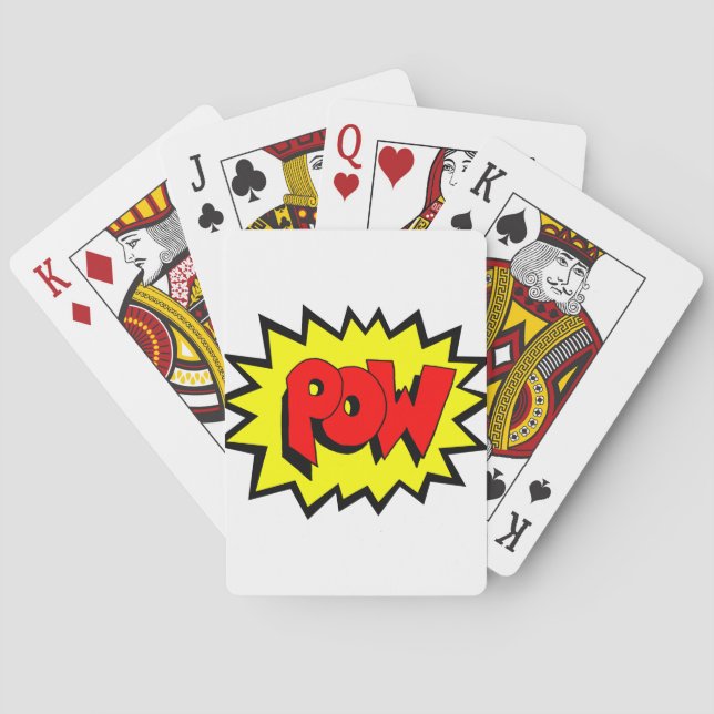 POW - Comic Book Pop Art Playing Cards (Back)