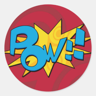 Pow Comic Book Sticker