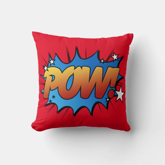 Pow - Comic Sign / Pillow (Front)