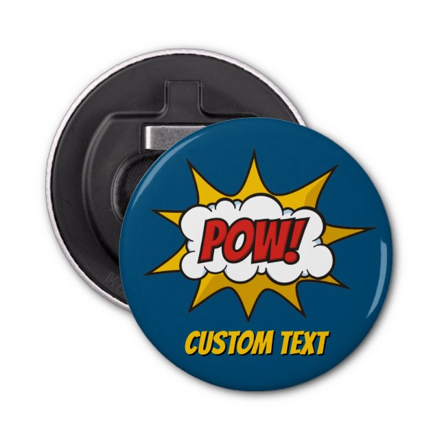 Pow Comic Sound Effect Bottle Opener (Front)