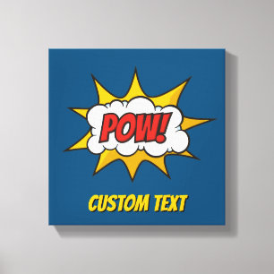 Pow Comic Sound Effect Canvas Print