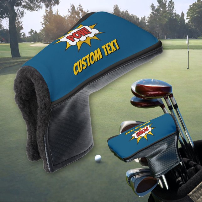 Pow Comic Sound Effect Golf Head Cover (Creator Uploaded)