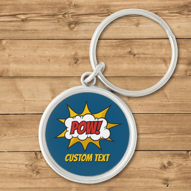 Pow Comic Sound Effect Key Ring (Creator Uploaded)