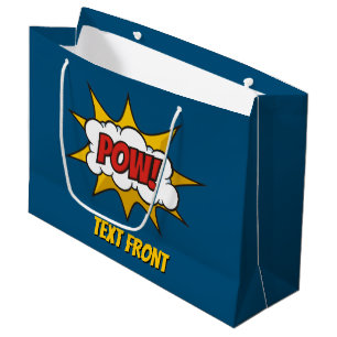 Pow Comic Sound Effect Large Gift Bag