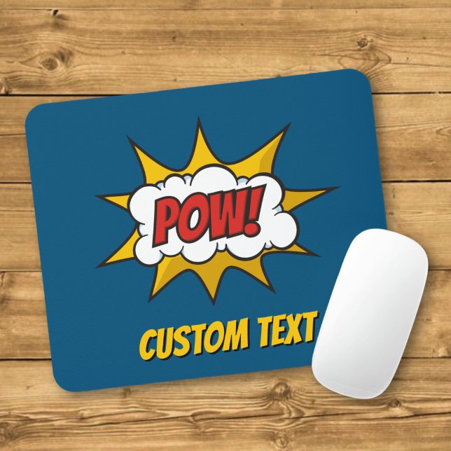 Pow Comic Sound Effect Mouse Mat (Creator Uploaded)
