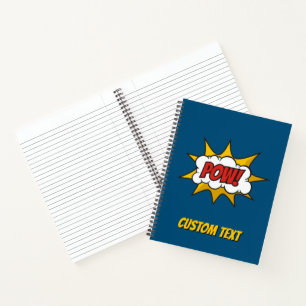Pow Comic Sound Effect Notebook