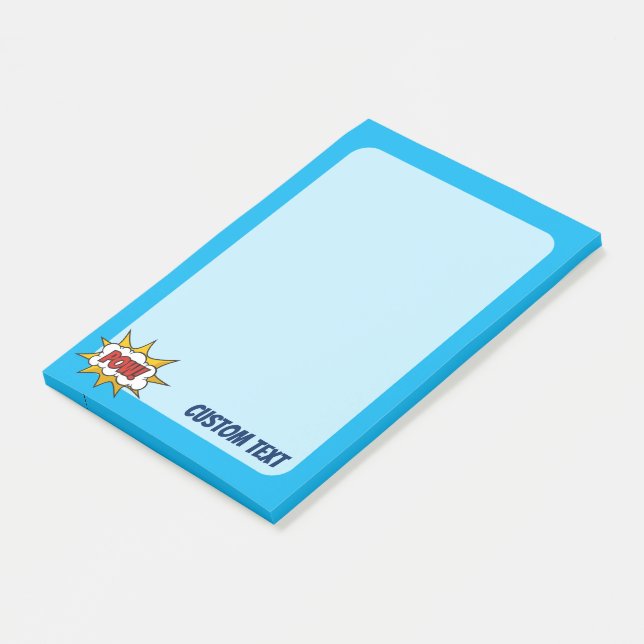 Pow Comic Sound Effect Post-it Notes (Angled)