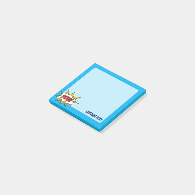 Pow Comic Sound Effect Post-it Notes (Angled)