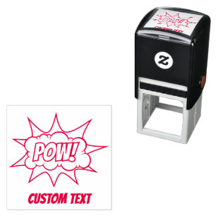 Pow Comic Sound Effect Self-inking Stamp