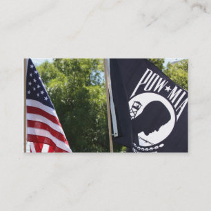 POW flag business cards
