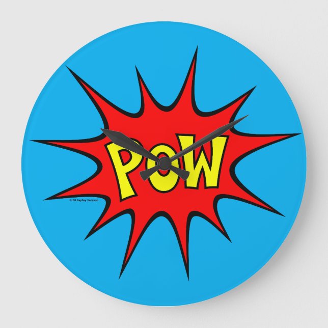 Pow! Large Clock (Front)