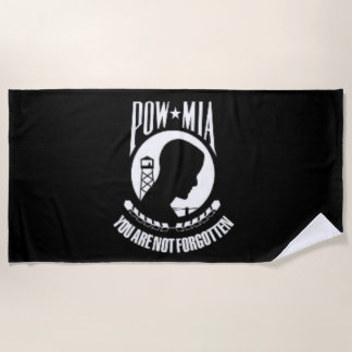 POW/MIA BEACH TOWEL