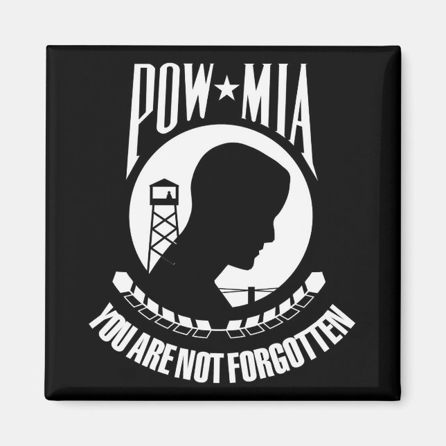 POW-MIA flag Magnet (Front)