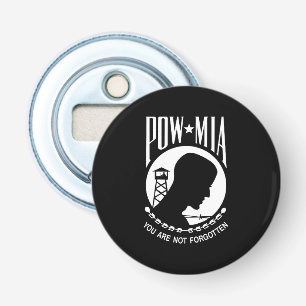 POW MIA Flag: Missing Soldiers of Vietnam War, WW2 Bottle Opener