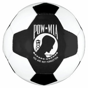 POW MIA Flag: Missing Soldiers of Vietnam War, WW2 Football