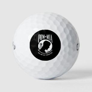 POW MIA Flag: Missing Soldiers of Vietnam War, WW2 Golf Balls