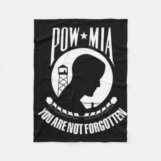 POW/MIA FLEECE BLANKET (Front)