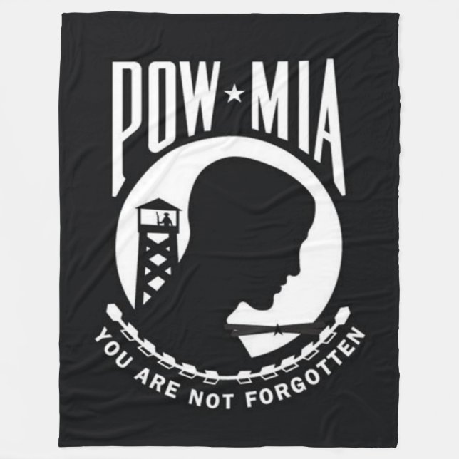 POW/MIA FLEECE BLANKET (Front)
