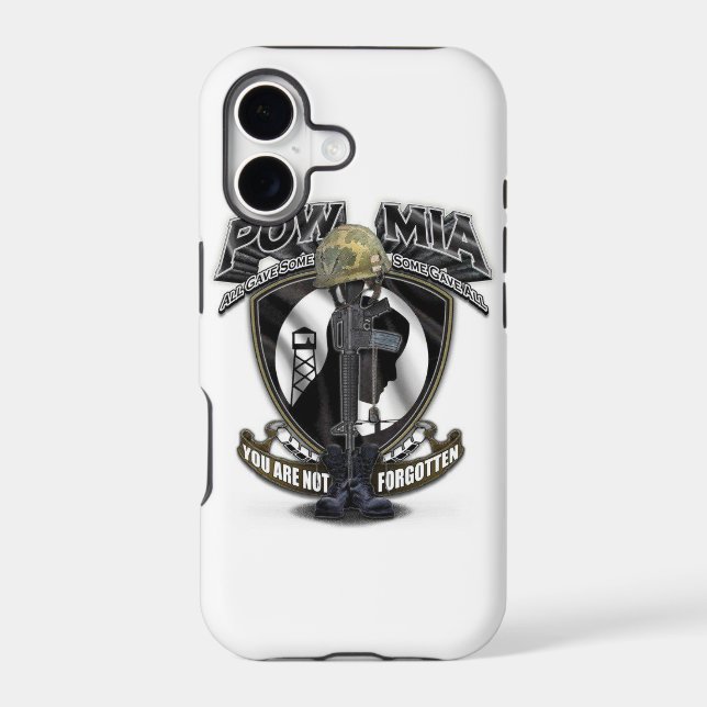 POW/MIA iPhone Case (Back)