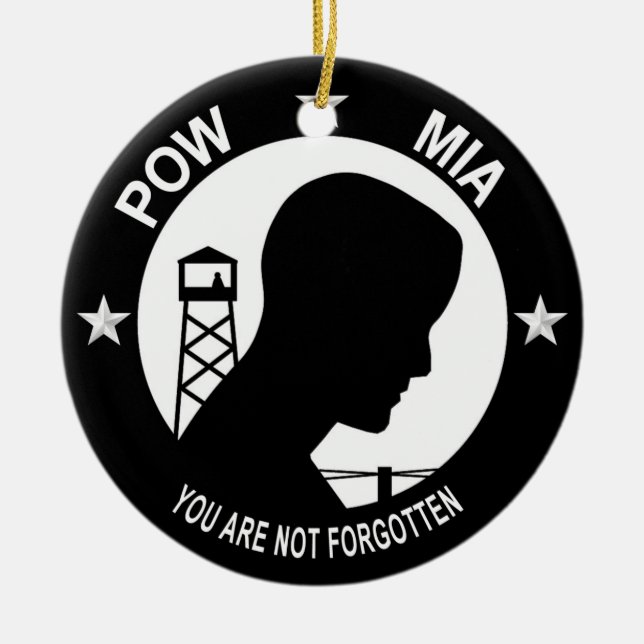 POW MIA Ornament (Front)