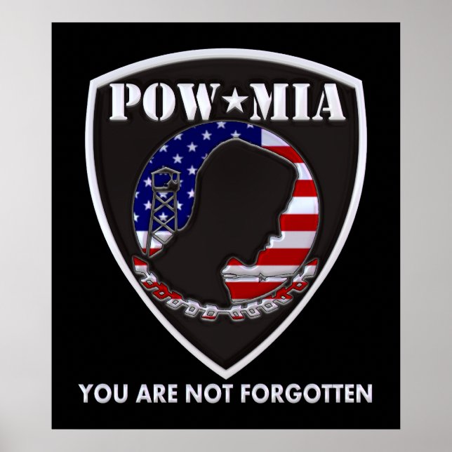 POW MIA - Shield Poster (Front)