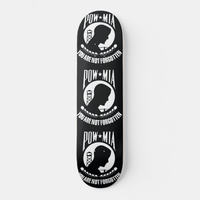 POW MIA SKATEBOARD (Front)