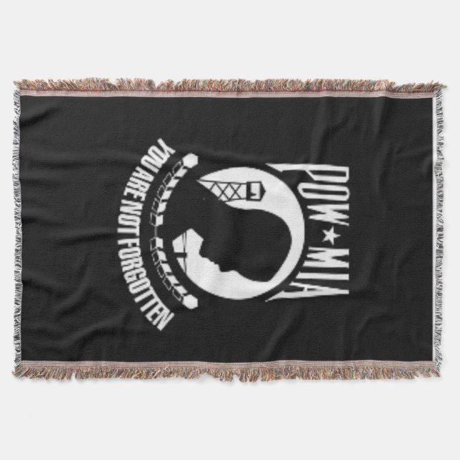POW/MIA THROW BLANKET (Front)