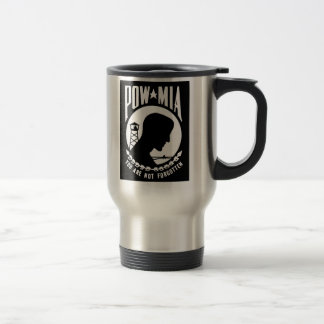 POW MIA TRAVEL MUG
