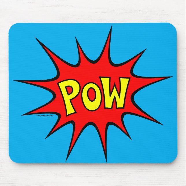 Pow! Mouse Mat (Front)